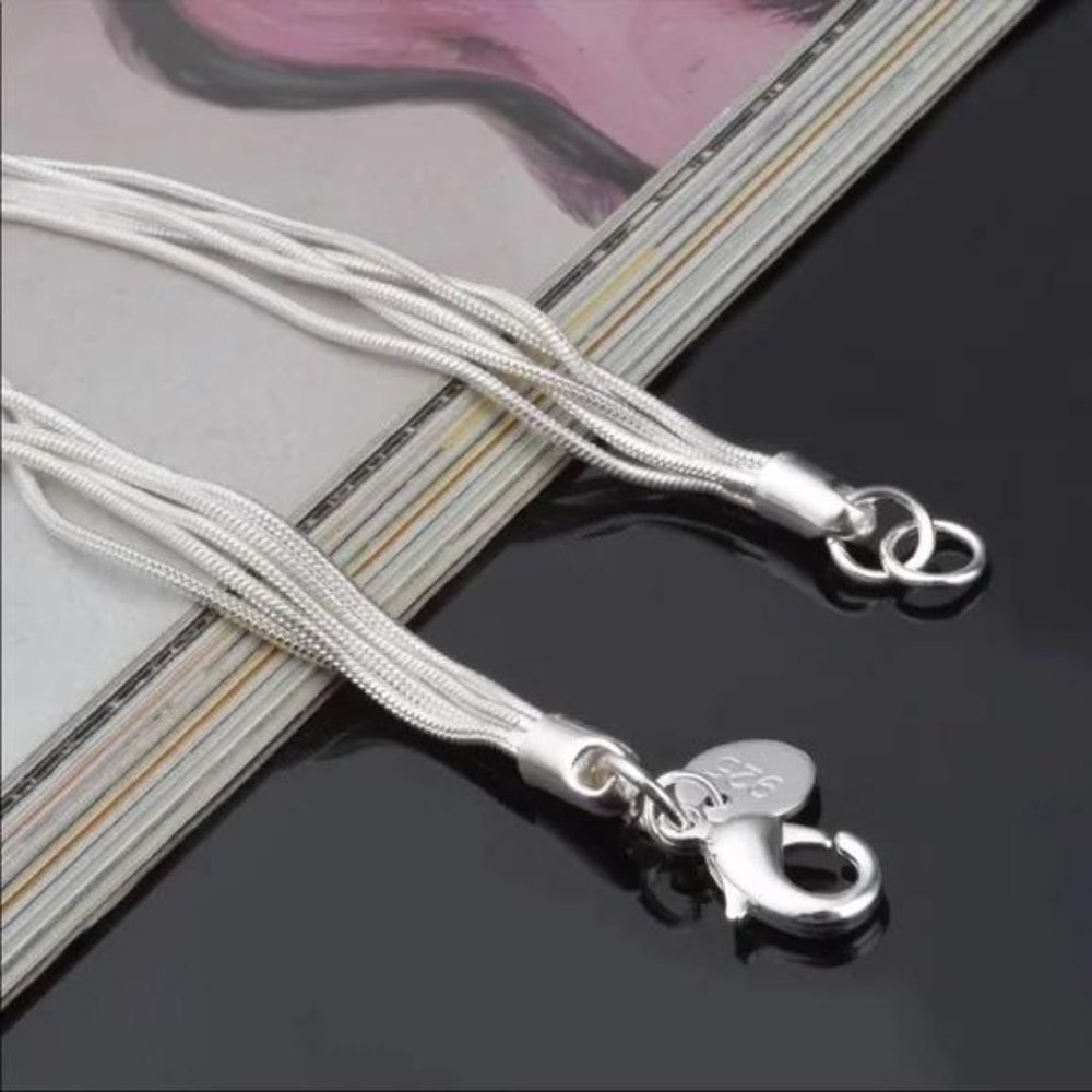 925 STERLING SILVER HEART BRACELET, NICE BRACELET, CUTE BRACELET - Picture 5 of 5
